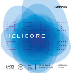 Daddario H610-3/4M Helicore Bass 3/4 Medium Tension